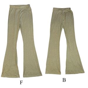 SHEIN Olive Green Flare Pant